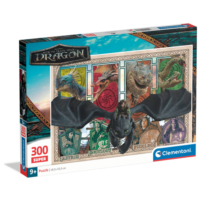Puzzle Como Entrenar a tu Dragon 300pzs Frikytopia