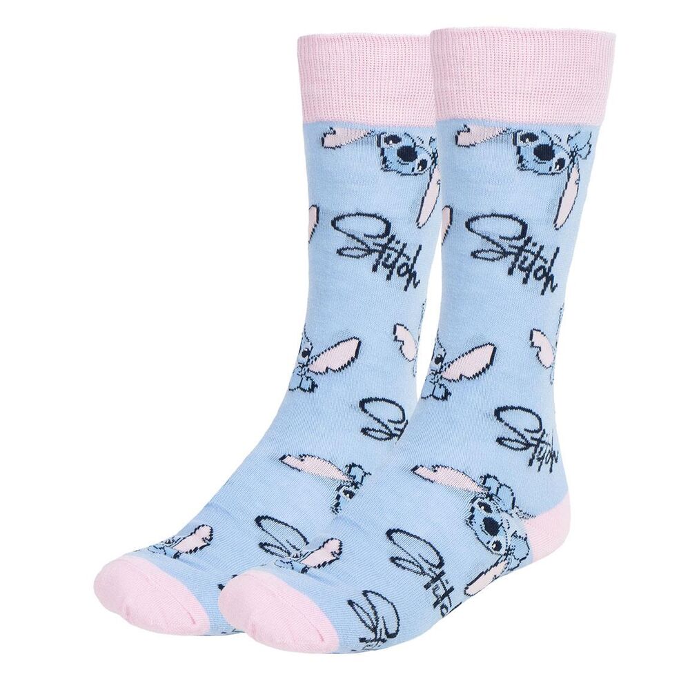 Lilo Stitch Pack de 3 Pares de calcetines 36-43