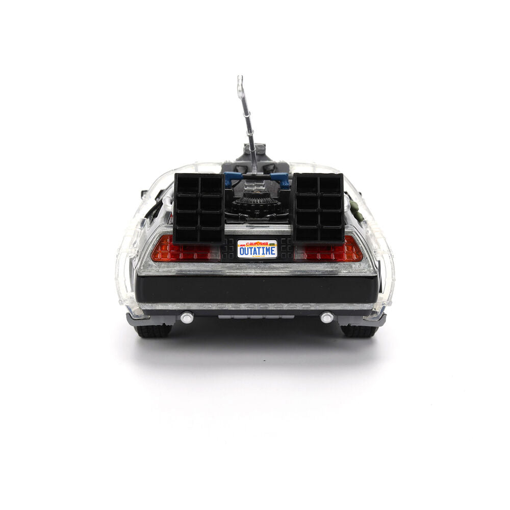 Replica DLorean Hollywood Rides Time Machine 40th Anniversary Regreso al Futuro