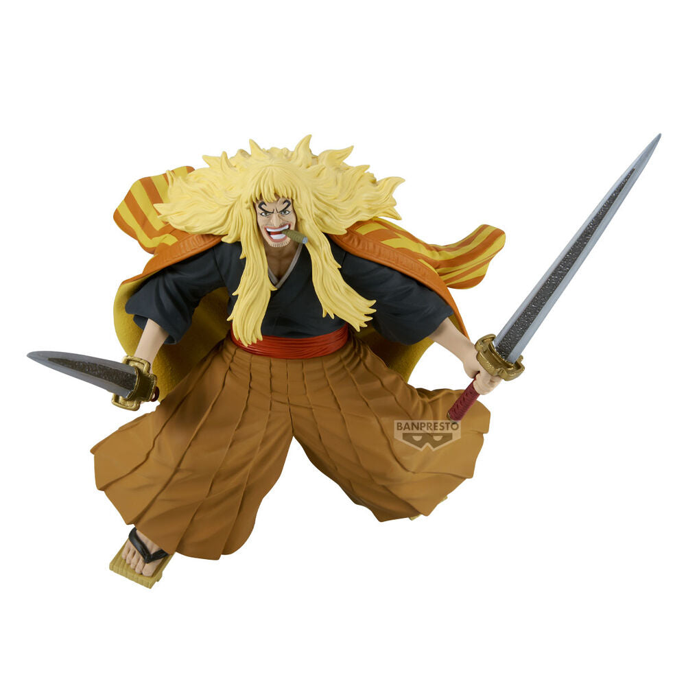 Figura Shiki El Leon Dorado Battle Record One Piece 16cm Frikytopia