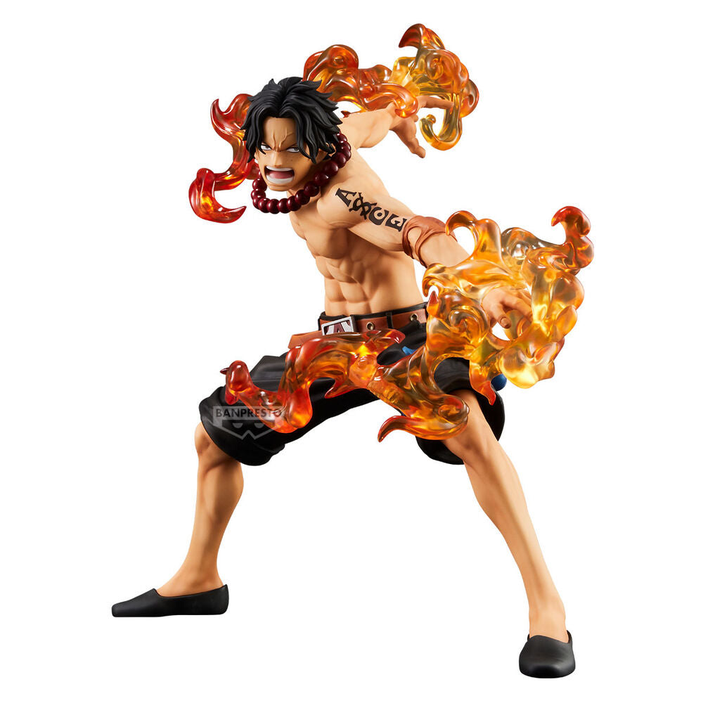 Figura banpresto one piece grandista portgas d.ace special edition 20cm