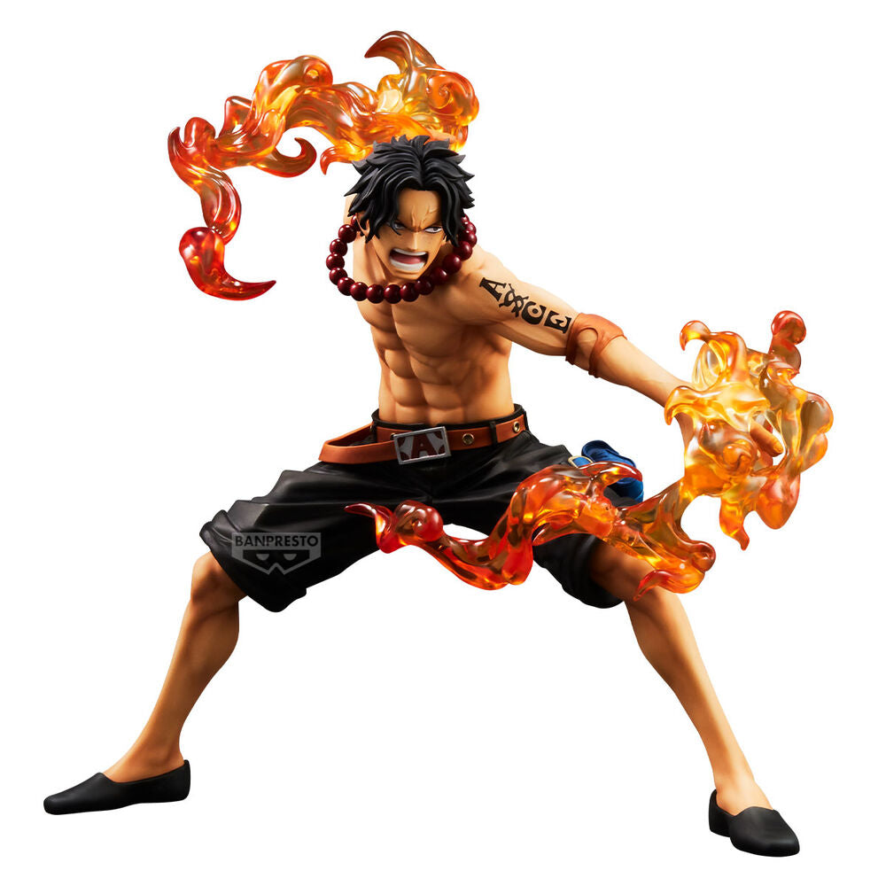 Figura banpresto one piece grandista portgas d.ace special edition 20cm