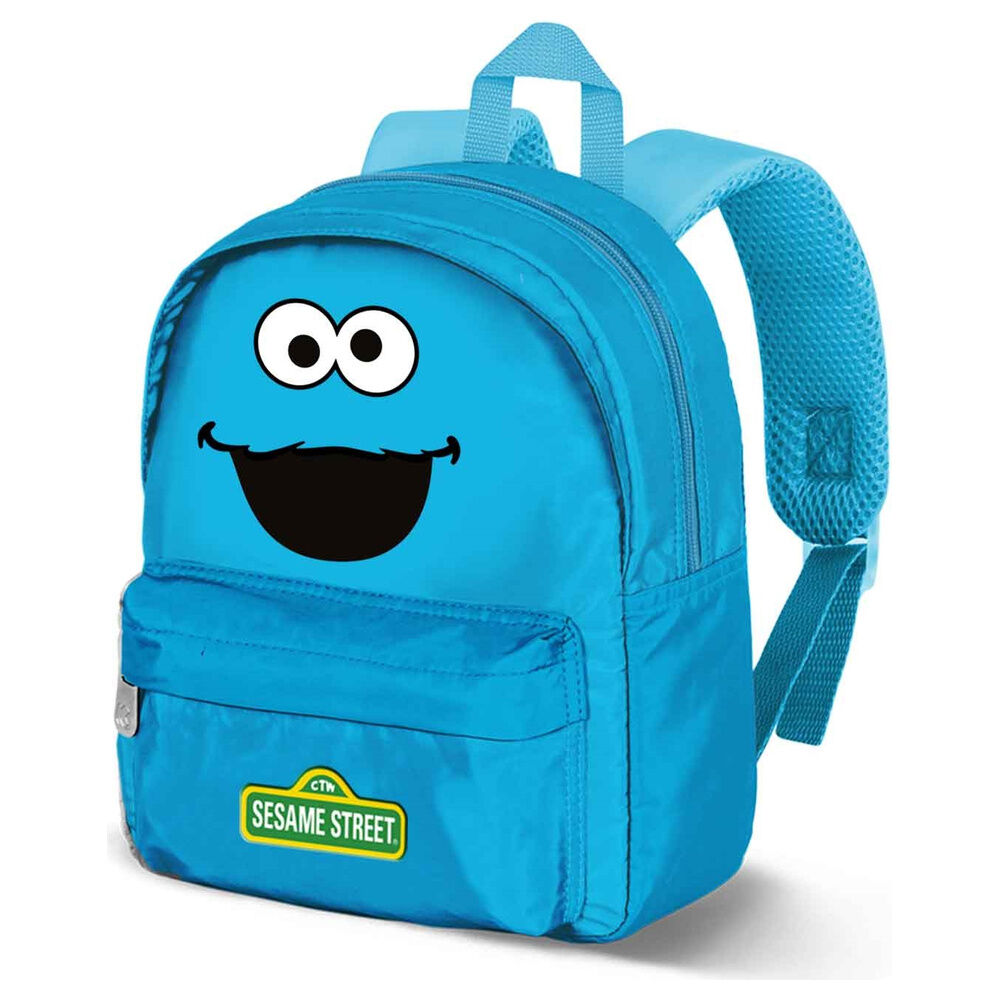 Mochila Monstruo de las Galletas Barrio Sesamo 27cm Frikytopia
