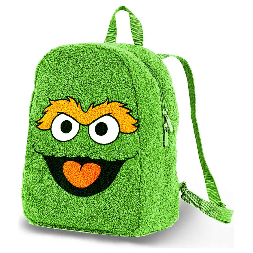 Mochila peluche Oscar Barrio Sesamo 25cm Frikytopia