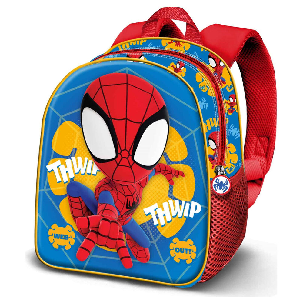 Mochila 3D Web Out Spiderman Marvel 31cm Frikytopia