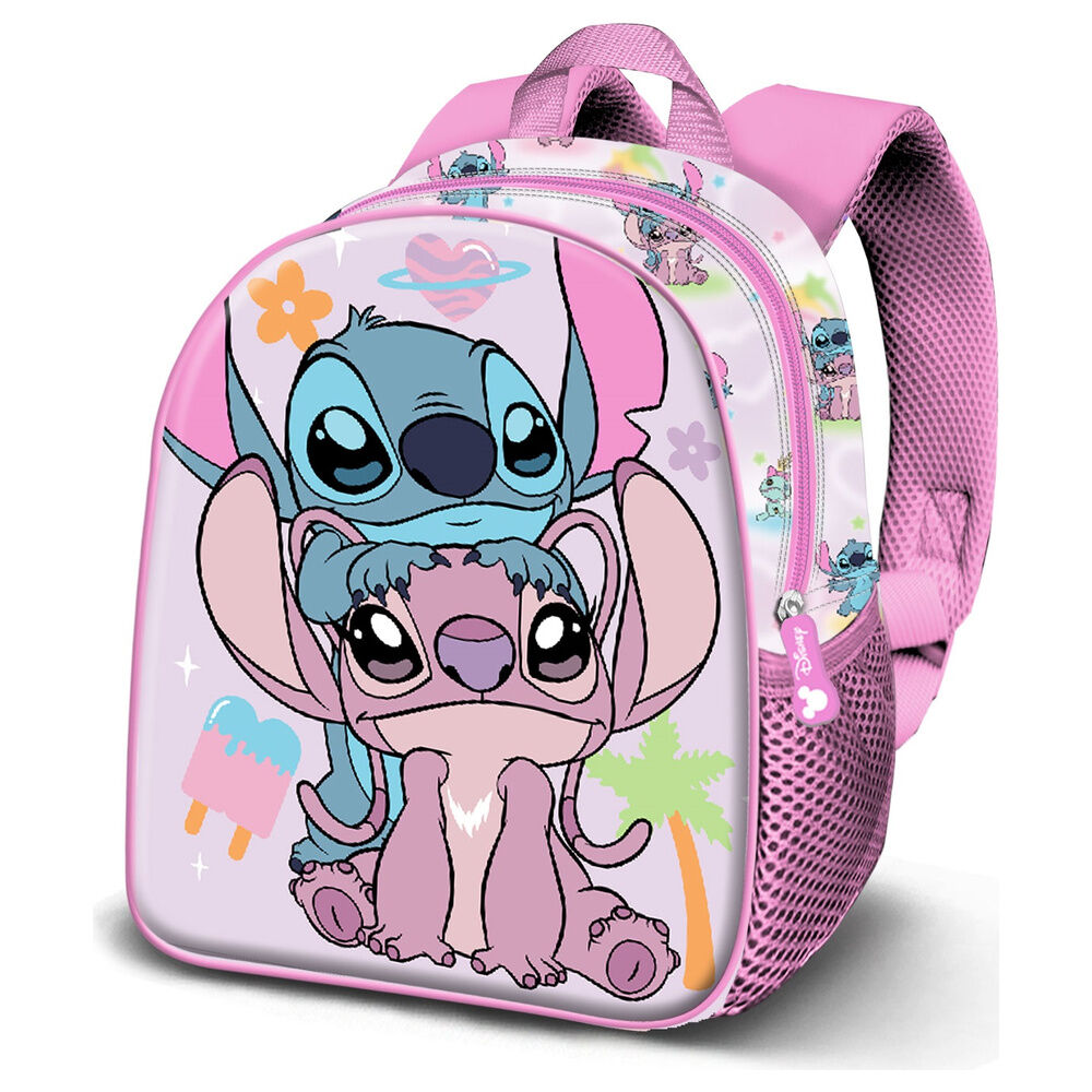 Mochila Couple Angel & Stitch Disney 40cm Frikytopia