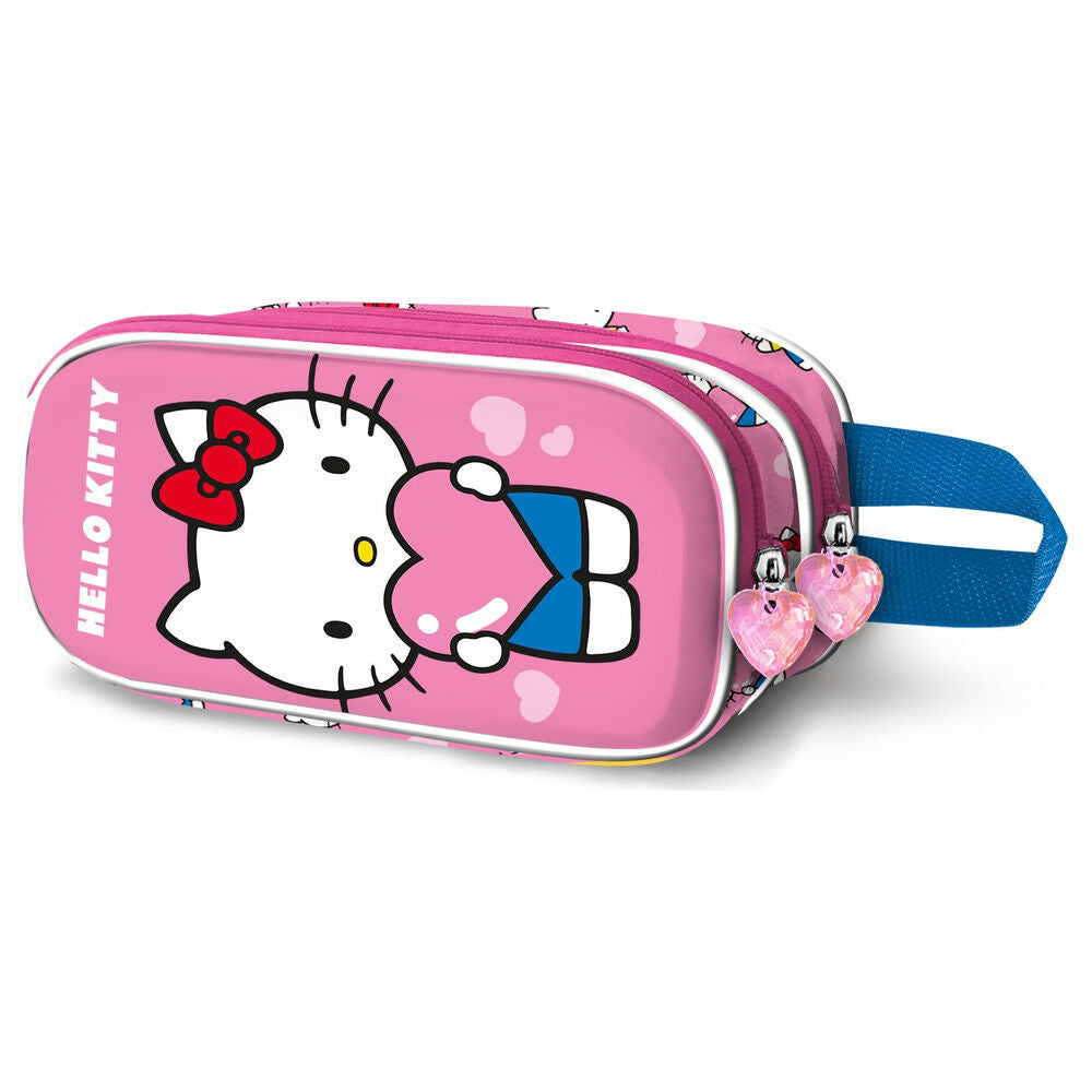 Sanrio 3D Double Estuche Hello Kitty Heart