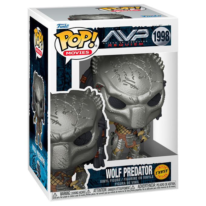 Figura POP Alien vs Predator Requiem Wolf Predator Chase Frikytopia