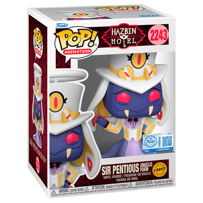 Figura POP Hazbin Hotel Sir Pentious Exclusive Chase Frikytopia