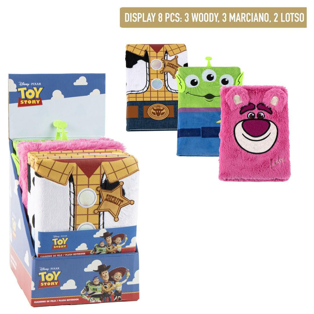 Toy Story Cuaderno de Peluche Expositor (8)