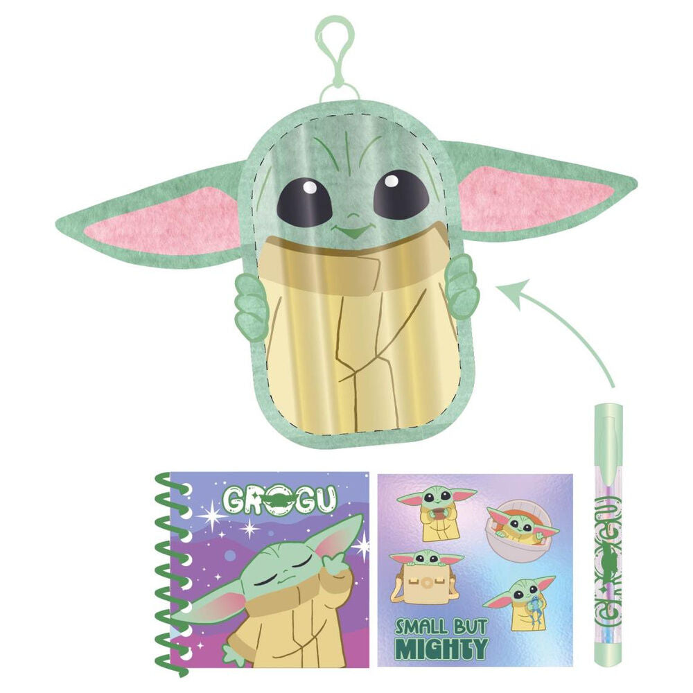 Star Wars Set de Papelería de Peluche The Mandalorian