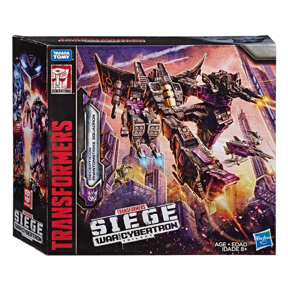 Figura Decepticon Phantomstrike Squadron War For Cybertron Transformers 20cm Frikytopia