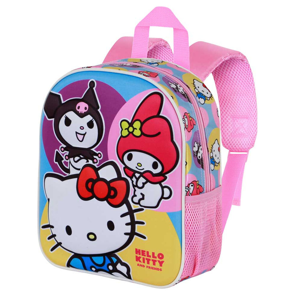 Mochila 3D Happy Hello Kitty and Friends 30cm Frikytopia