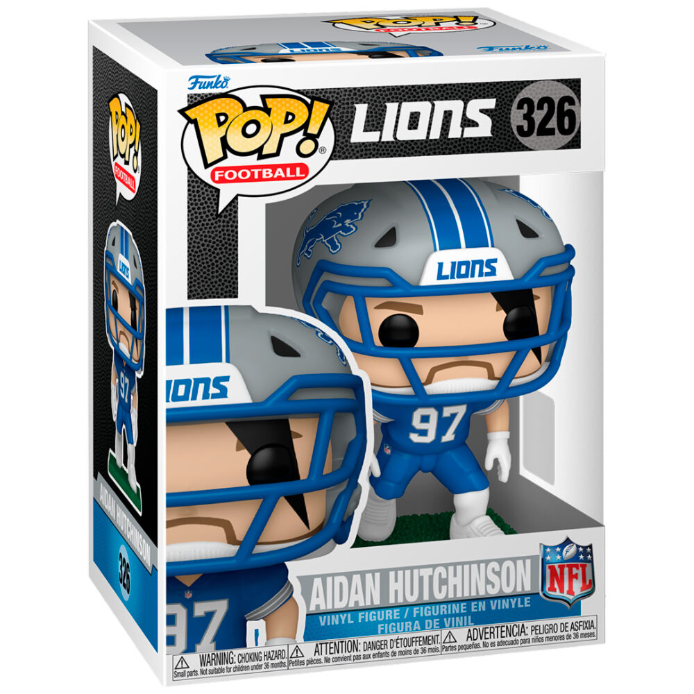NFL: Legends POP! Sports Vinyl Figura Lions- Aidan Hutchinson (Home) 9 cm