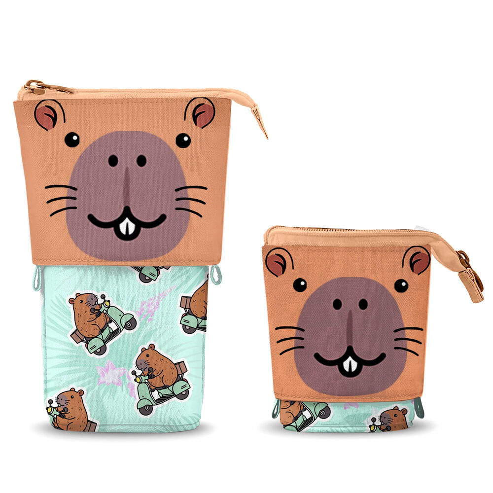 Oh My Pop! Cute Estuche para lápices Capybara Green