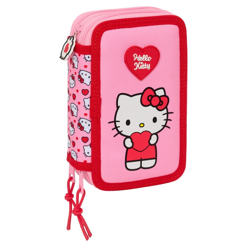 Plumier Hello Kitty triple 37pzs Frikytopia