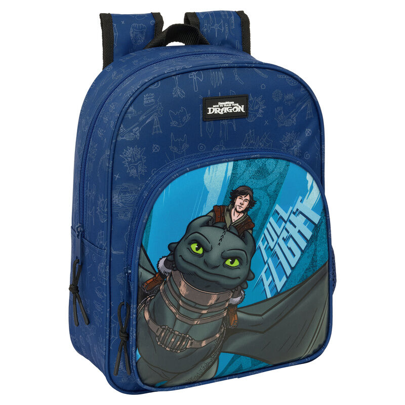 Mochila Como Entrenar a Tu Dragon 34cm adaptable Frikytopia