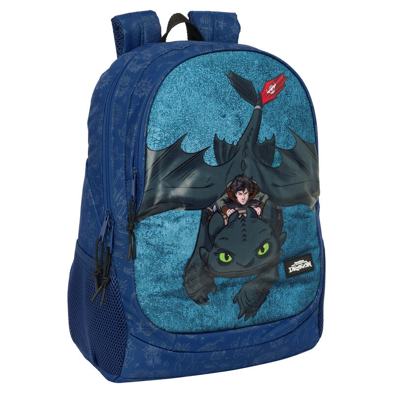 Mochila Como Entrenar a Tu Dragon 44cm adaptable Frikytopia