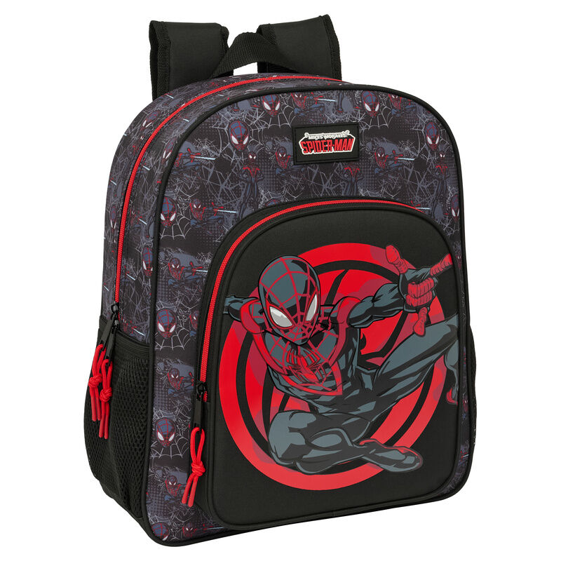 Mochila Miles Morales Spiderman Marvel 38cm adaptable Frikytopia