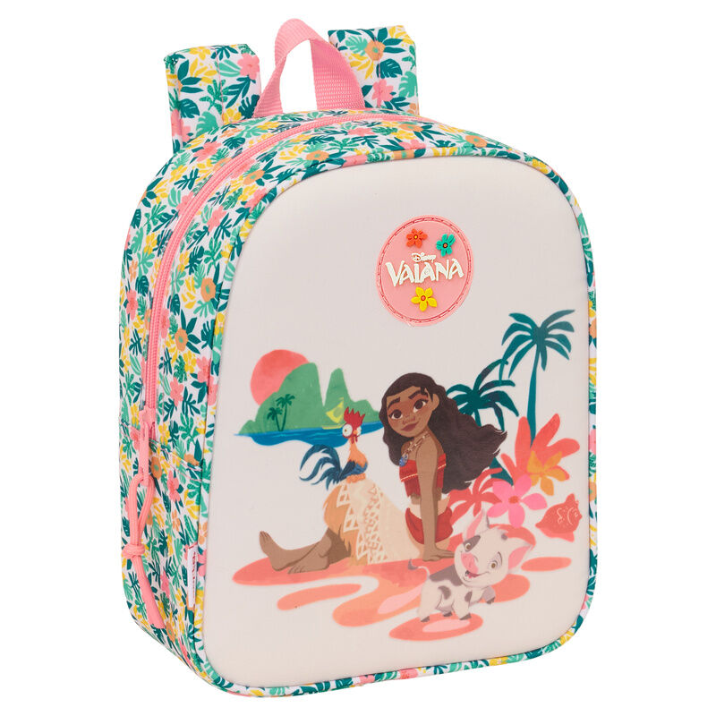 Mochila Vaiana Moana Disney 27cm adaptable Frikytopia