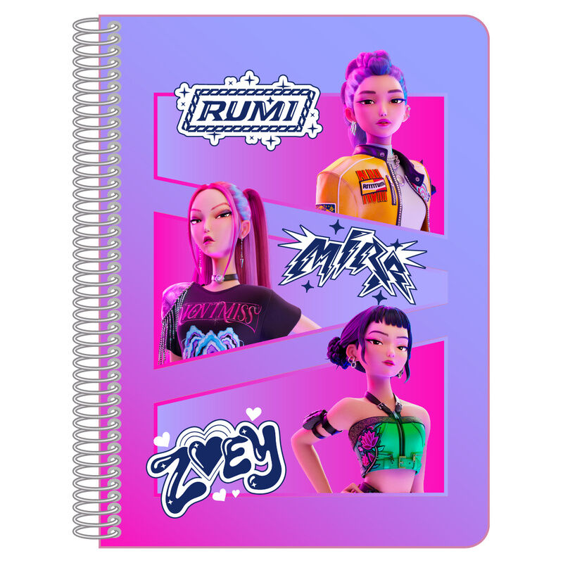 Cuaderno A5 Kpop Demon Hunters Frikytopia