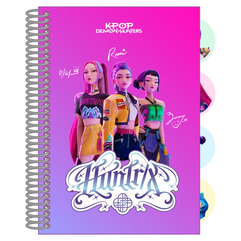 Cuaderno A7 Kpop Demon Hunters Frikytopia
