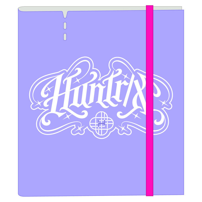 Carpeta Kpop Demon Hunters 4 anillas Frikytopia