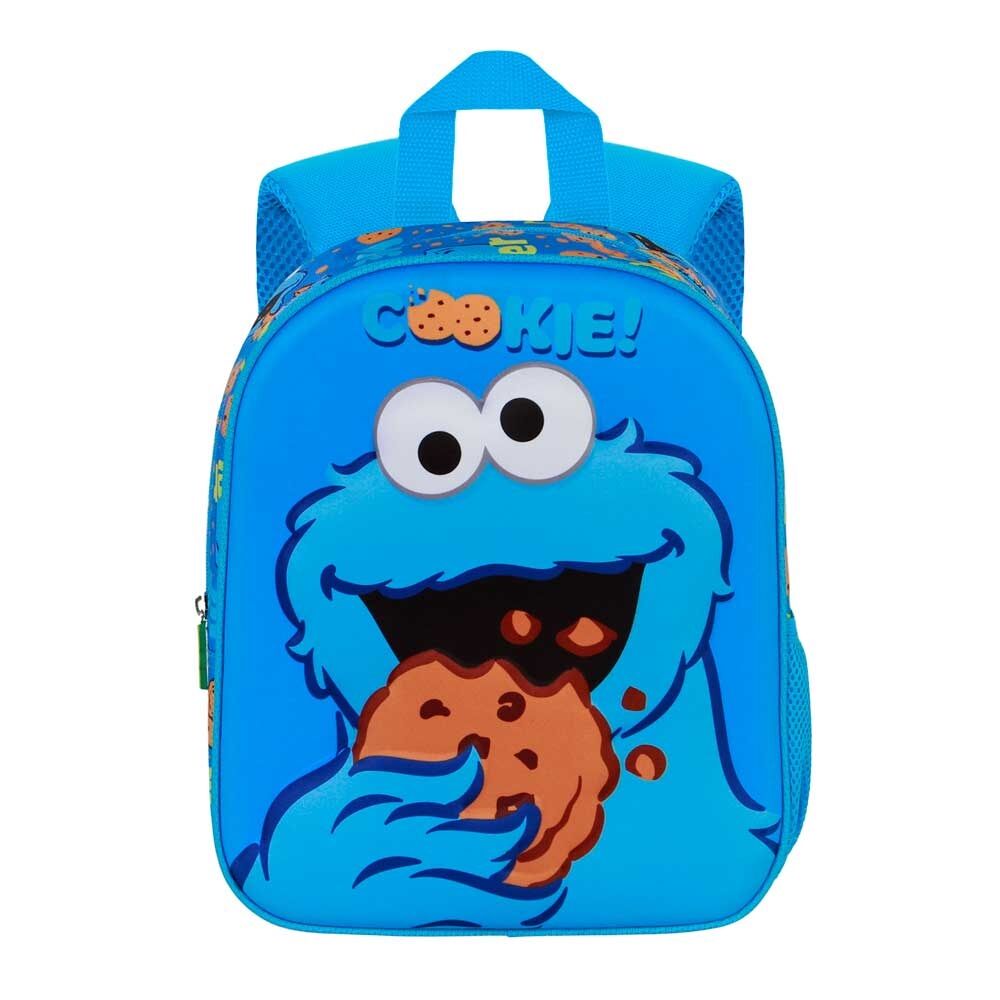 Mochila 3D Monstruo de las Galletas Barrio Sesamo 30cm Frikytopia