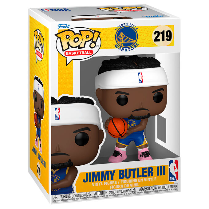 NBA POP! Basketball Vinyl Figura Golden State Warriors: Jimmy Butler III (2025 Icon Edition Uniform) 9 cm