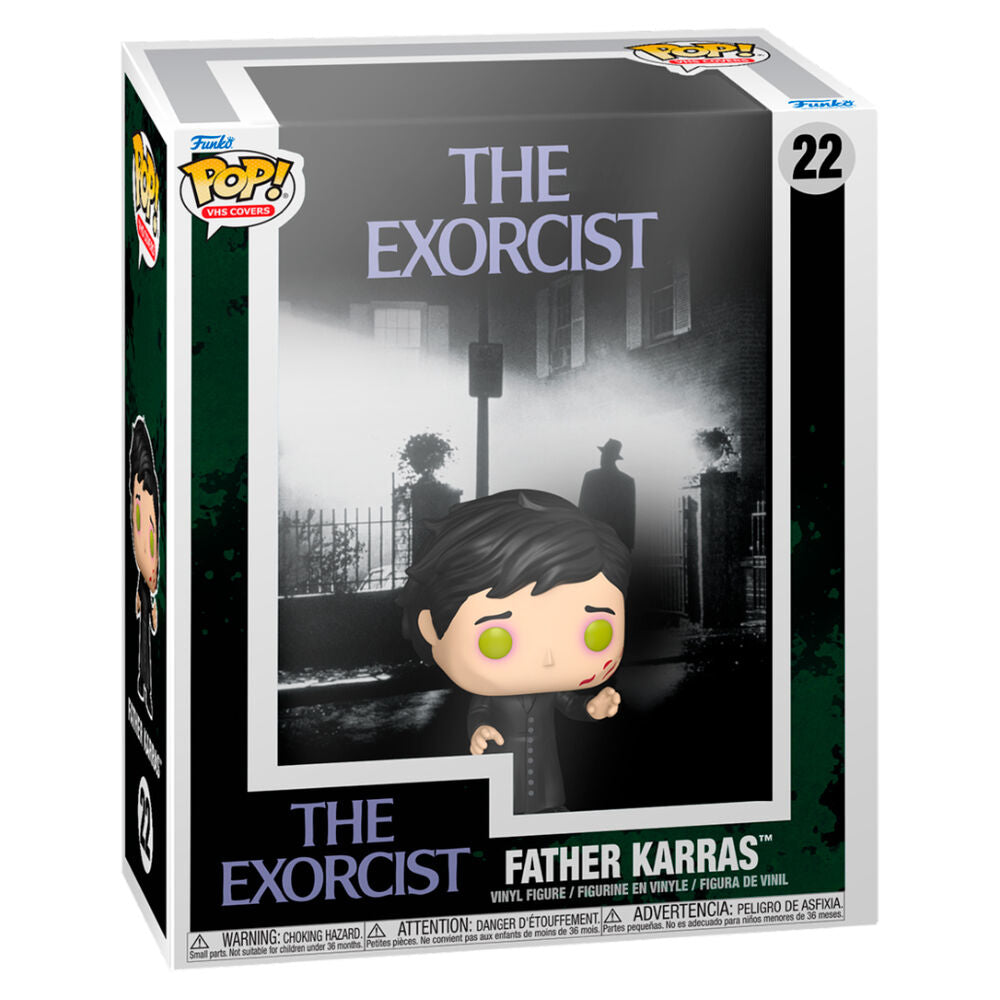 Funko pop vhs cover the exorcist damien karras
