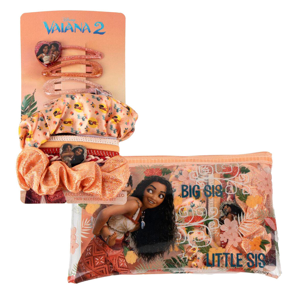 Set belleza accesorios Vaiana Moana Disney Frikytopia