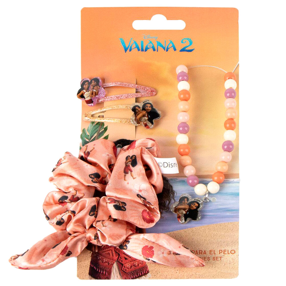 Set belleza accesorios Vaiana Moana Disney Frikytopia