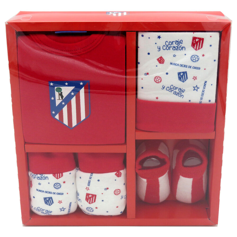 Set Bebe Primera Puesta Atletico de Madrid Frikytopia