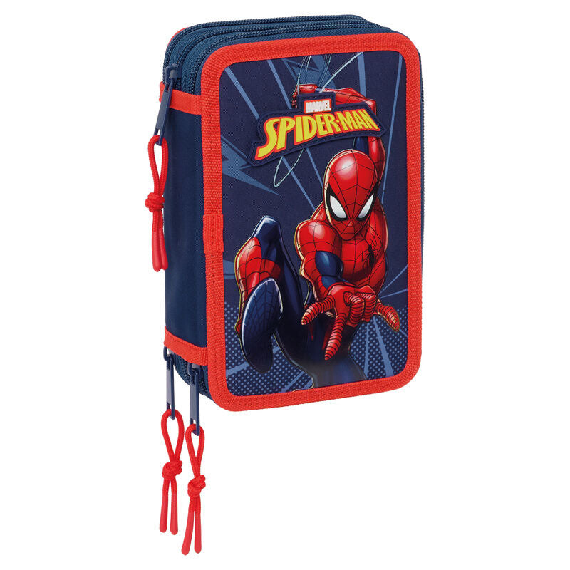Plumier Spiderman Marvel triple 37pzs Frikytopia