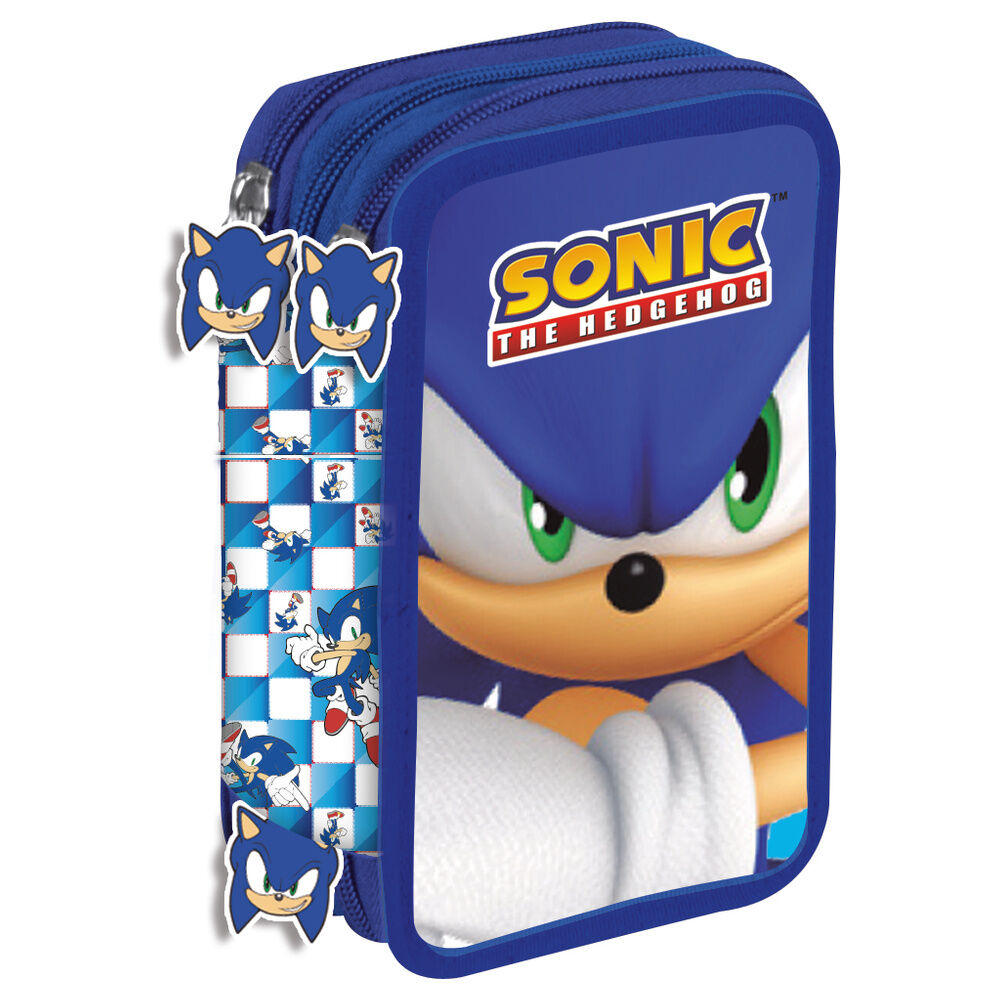 Plumier Sonic the Hedgehog triple Frikytopia