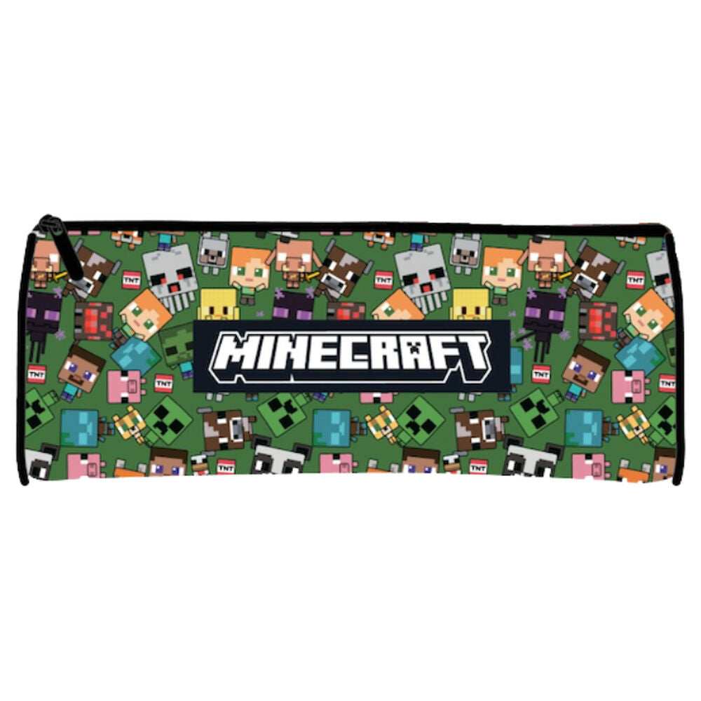 Bolsa cremallera Characters Minecraft triple Frikytopia