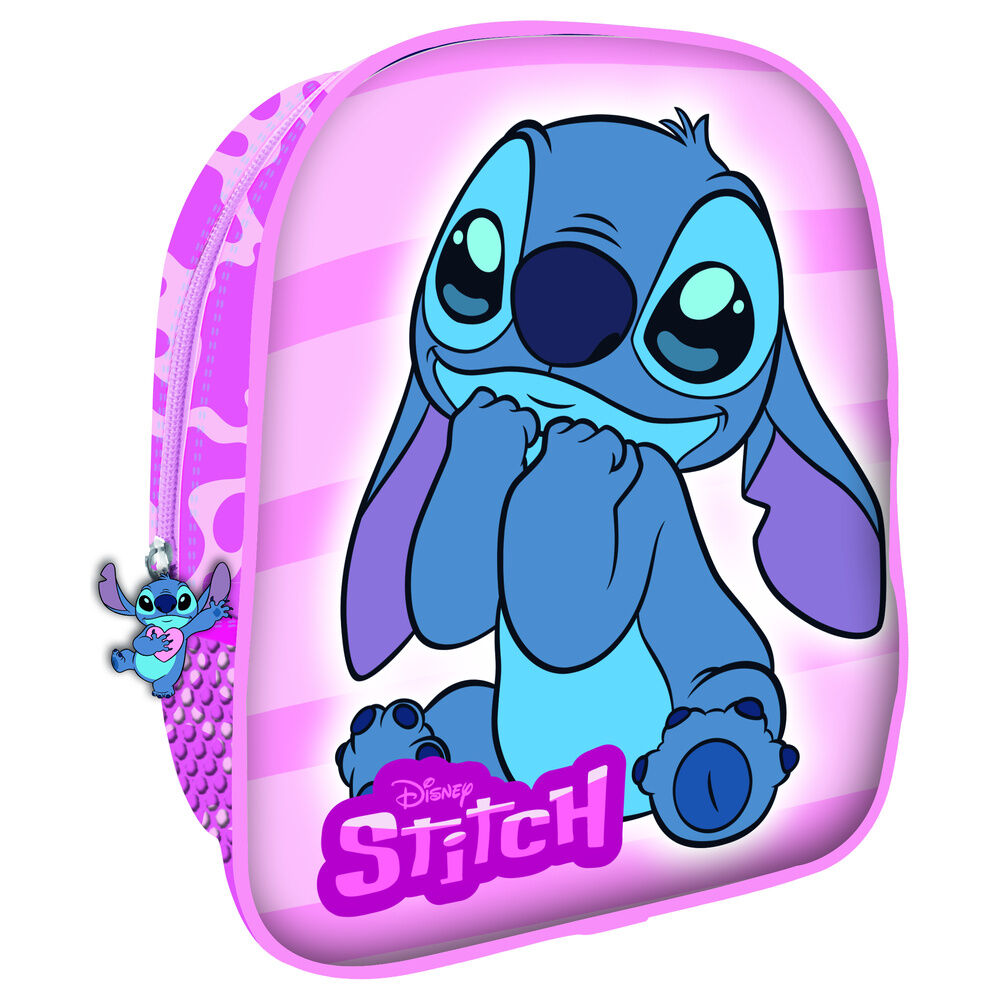 Mochila Lovely Stitch Disney 26cm Frikytopia