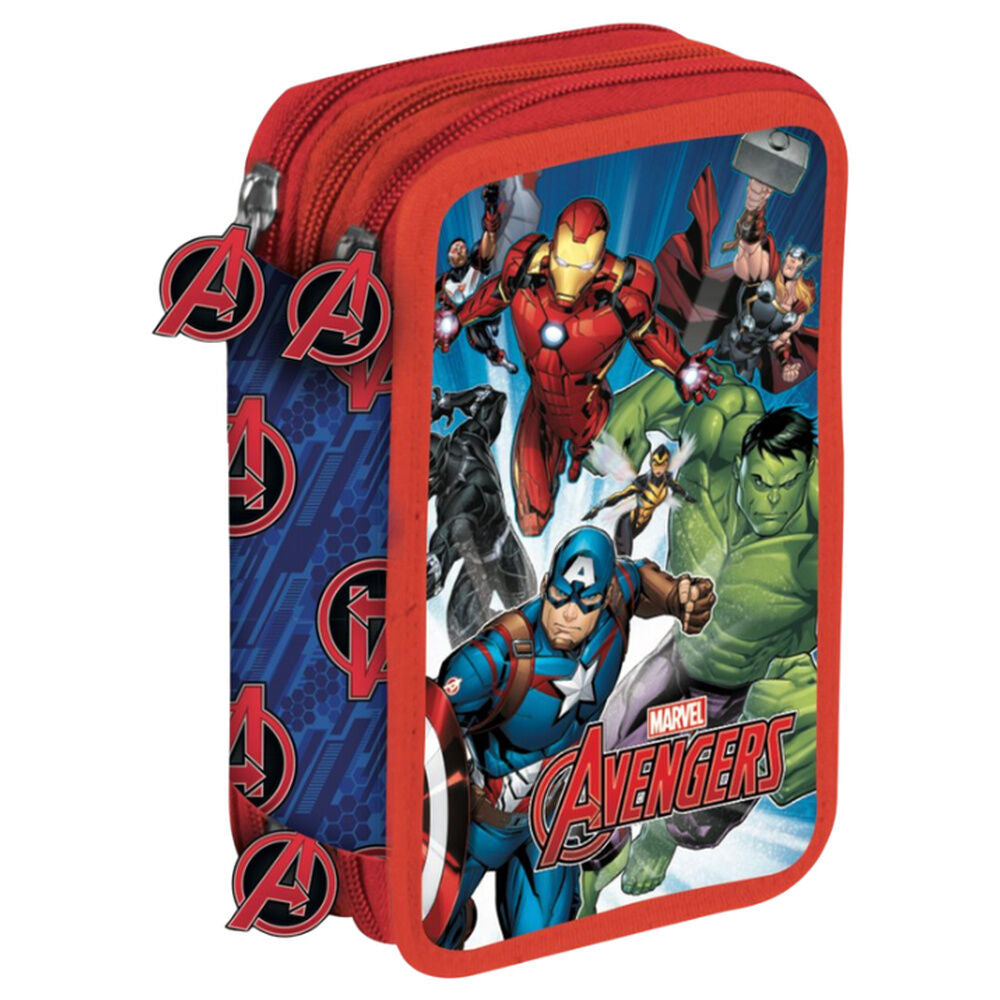 Plumier Los Vengadores Avengers Marvel triple Frikytopia