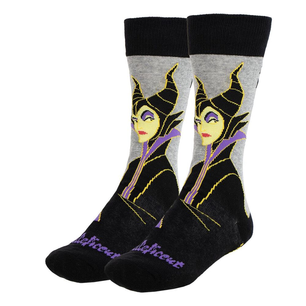 Disney Villains Pack de 3 Pares de calcetines 36-43