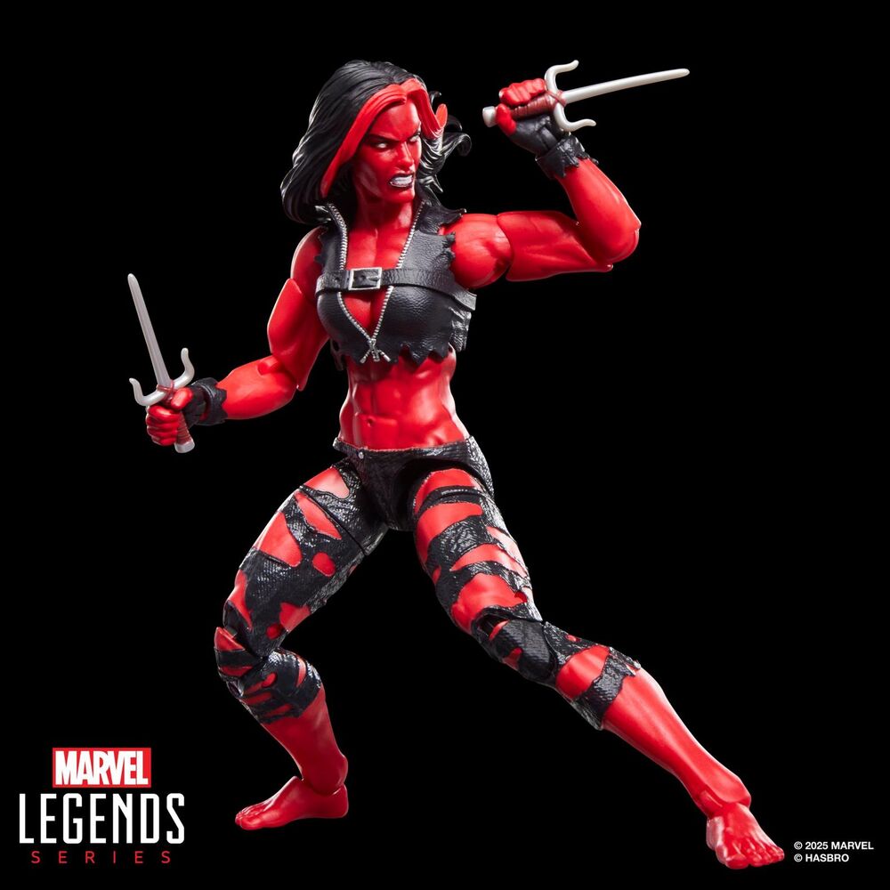 Figura Hulka Roja She-Hulk Marvel Legends 15cm