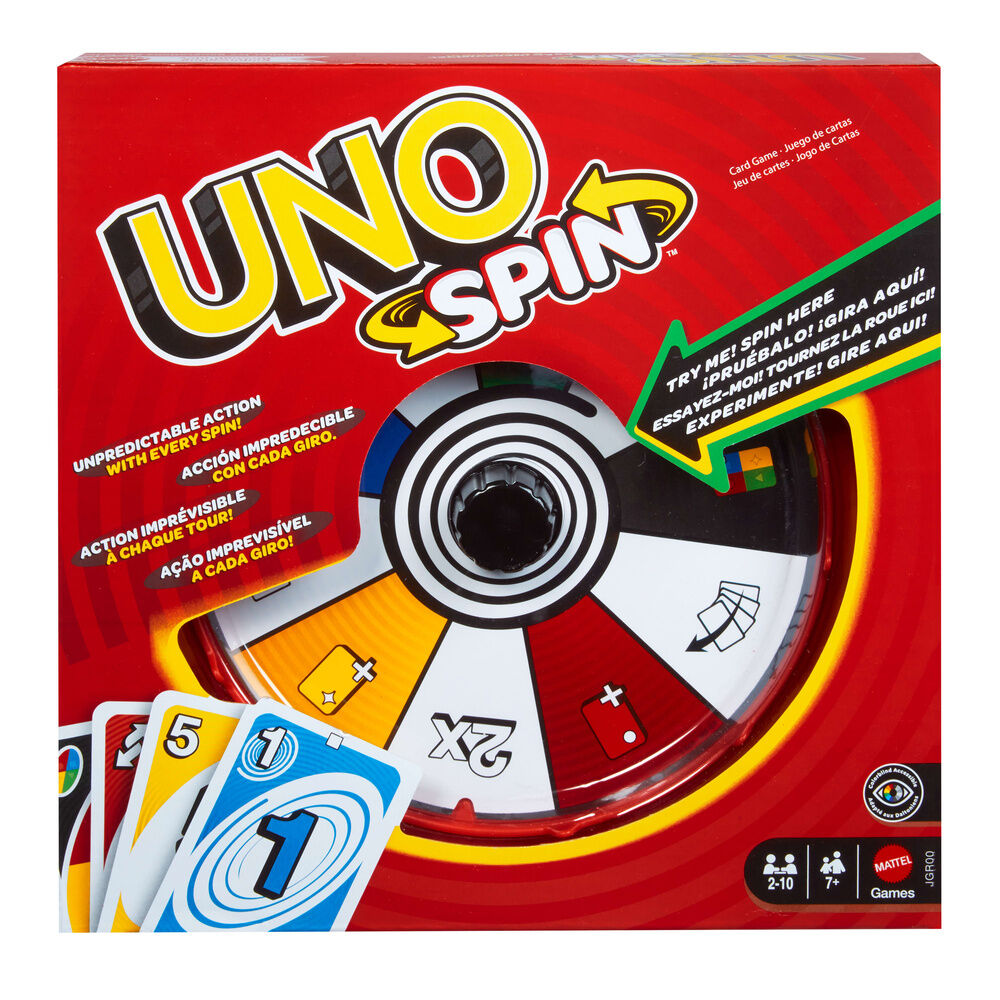 Juego cartas UNO Spin Frikytopia