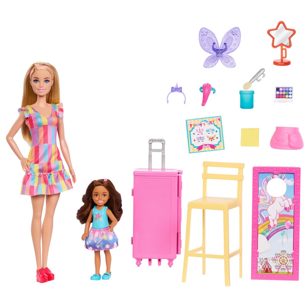 Blister 2 Muñecas Puesto de Maquillaje Barbie Frikytopia