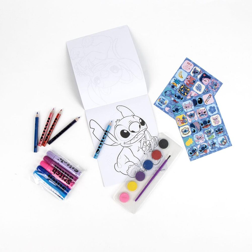 Set papeleria mochila Stitch Disney