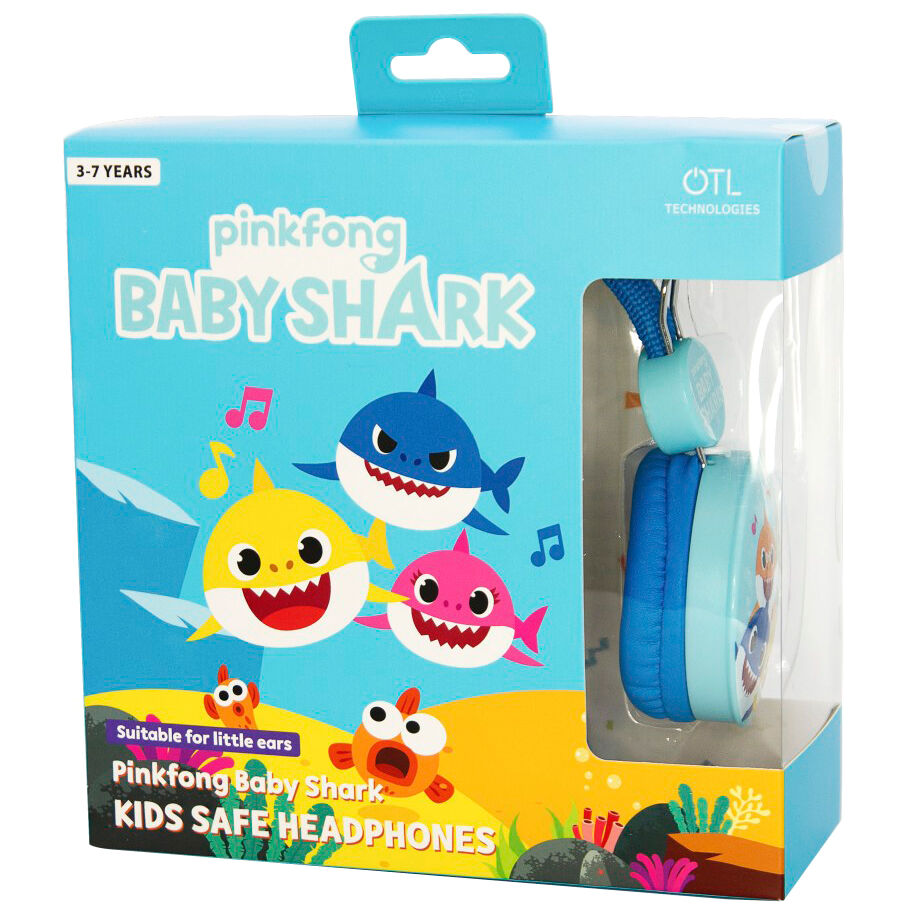 Auriculares infantiles Baby Shark Frikytopia