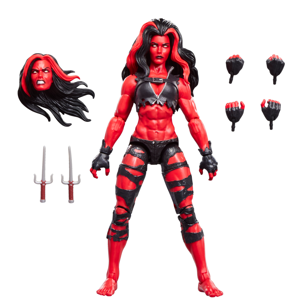 Figura Hulka Roja She-Hulk Marvel Legends 15cm