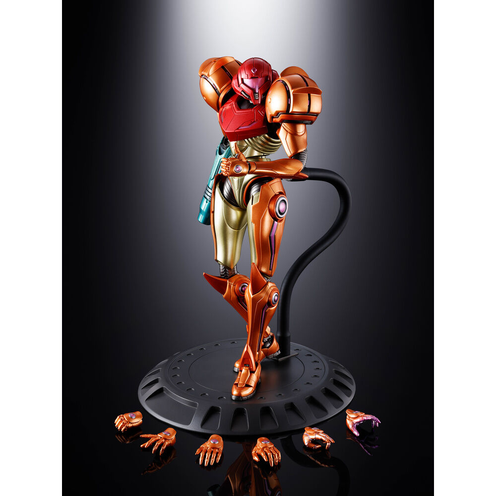 Metroid Prime 4: Beyond Figura Diecast Chogokin Samus Aran LED 21 cm