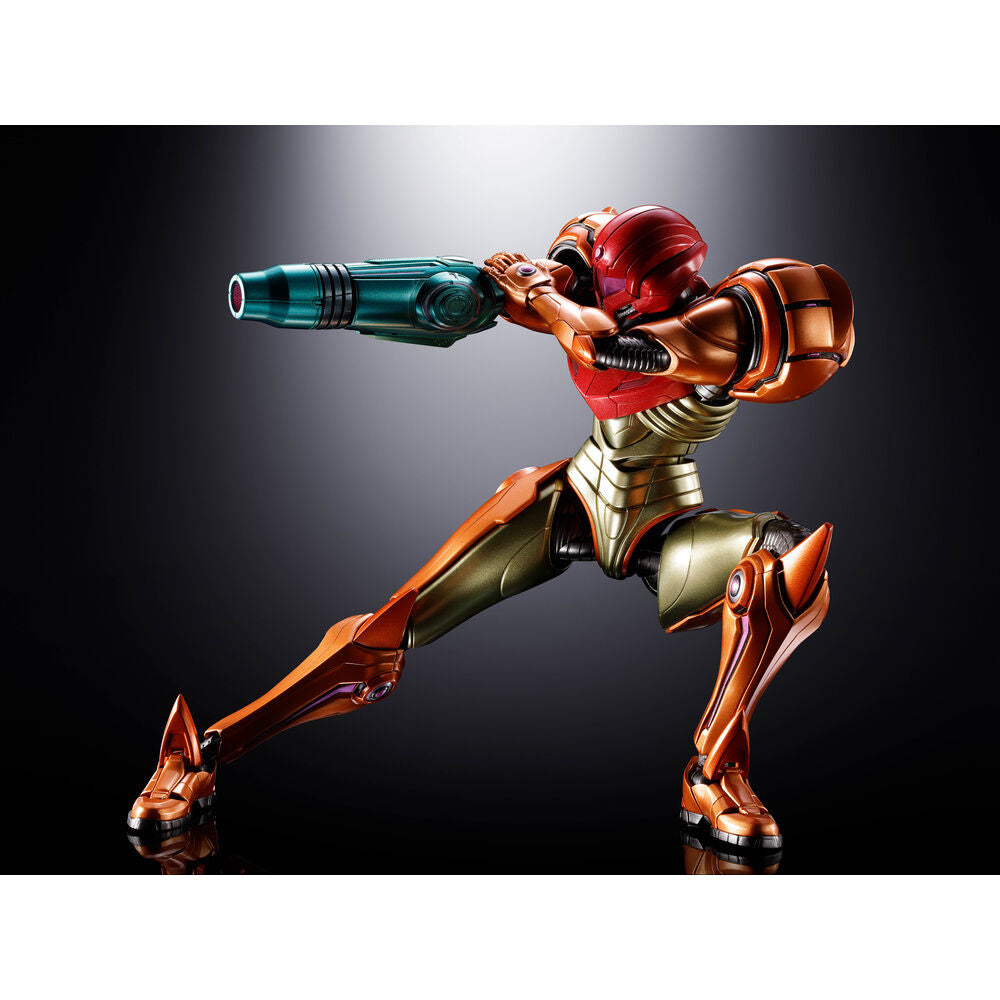 Metroid Prime 4: Beyond Figura Diecast Chogokin Samus Aran LED 21 cm