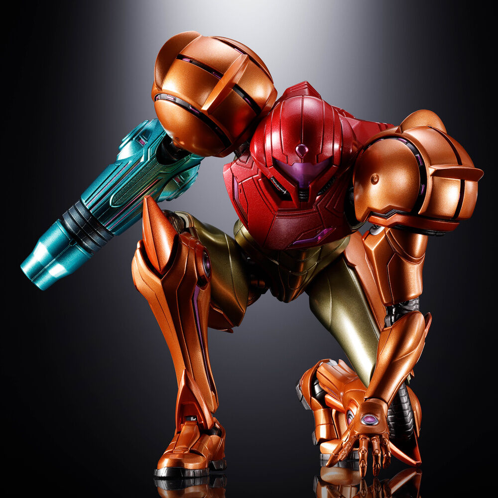 Metroid Prime 4: Beyond Figura Diecast Chogokin Samus Aran LED 21 cm