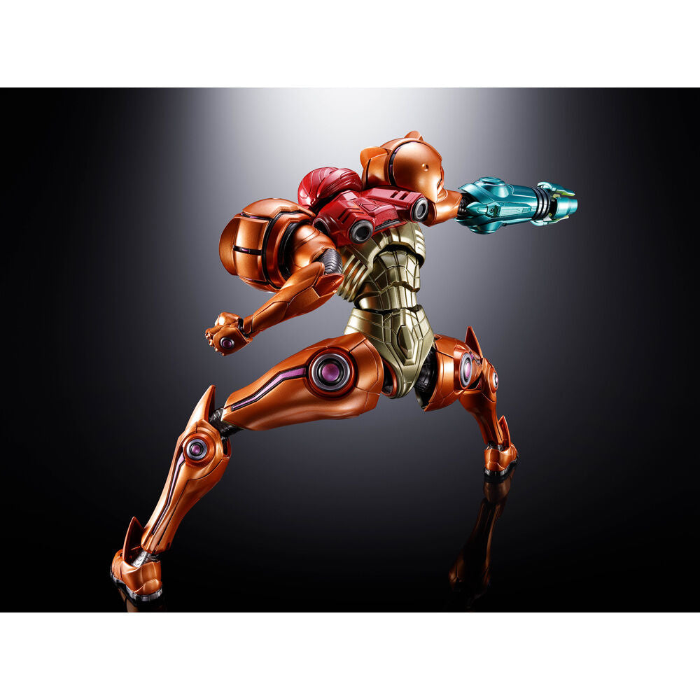 Metroid Prime 4: Beyond Figura Diecast Chogokin Samus Aran LED 21 cm