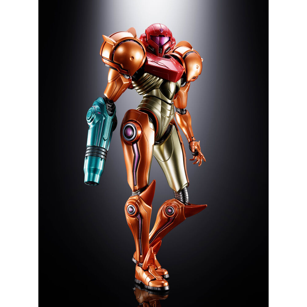 Metroid Prime 4: Beyond Figura Diecast Chogokin Samus Aran LED 21 cm